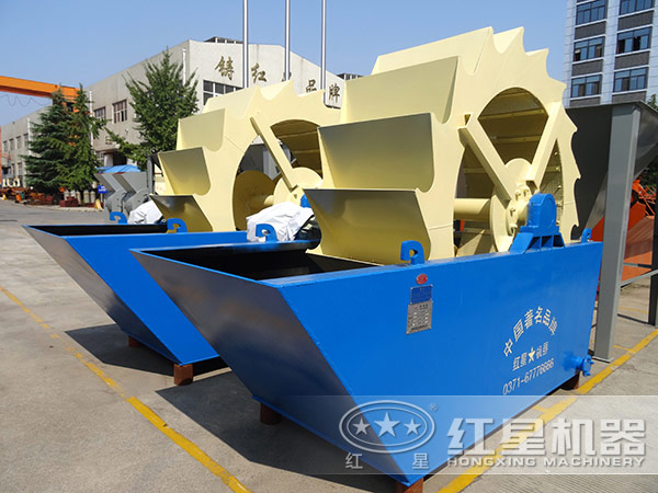 單葉輪式洗砂機(jī)，占地小，處理量小