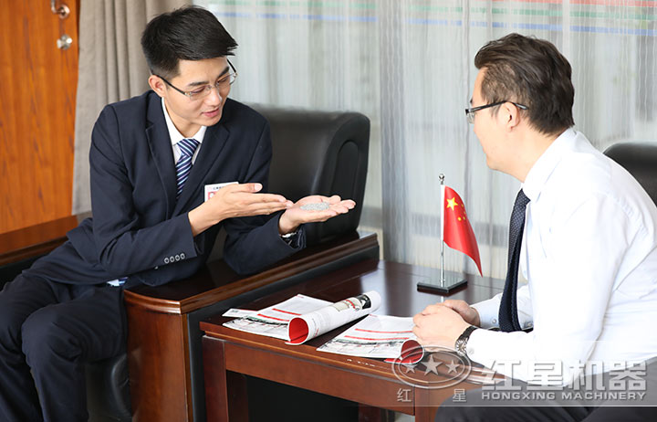 合作共贏，來廠客戶物料展示