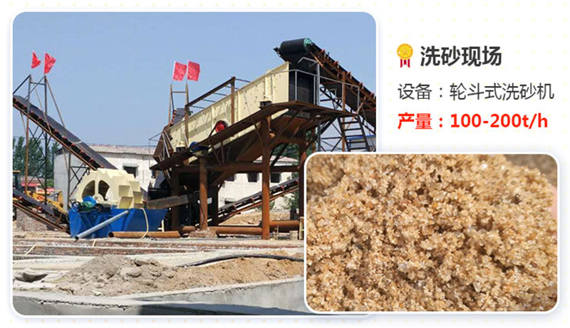 輪式洗砂機(jī)產(chǎn)量高、效果好